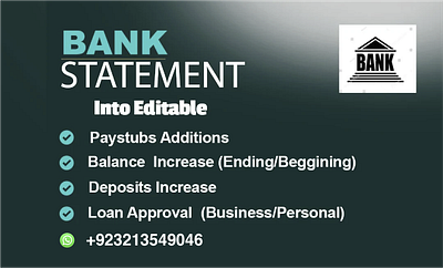 Professional Bank Statement & Document Editing Services bank statement edit bank statement editing edit edit bank statement edit pdf pdf edit pdf editing