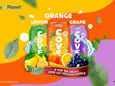 Cove soda ad and packaging 3d animation art branding cinema 4d graphic design illustrator lightroom logo motion graphics