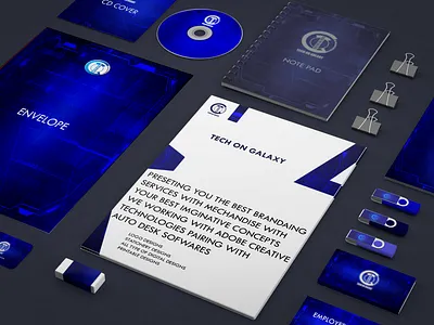 futuristic stationery design 3d animation branding cinema 4d graphic design logo photoshop