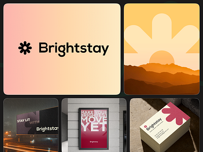 Brightstay Brand Guidelines ad bento brand brand guidelines branding business card design graphic design guidelines identity logo logo design mockup solar ui