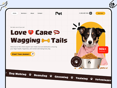 PetCare - Website Design design graphic design illustration ui