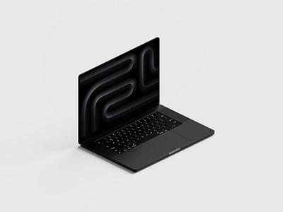 M3 MacBook Pro Mockup 03 apple device free freebie laptop macbook macbook pro mockup psd showcase template