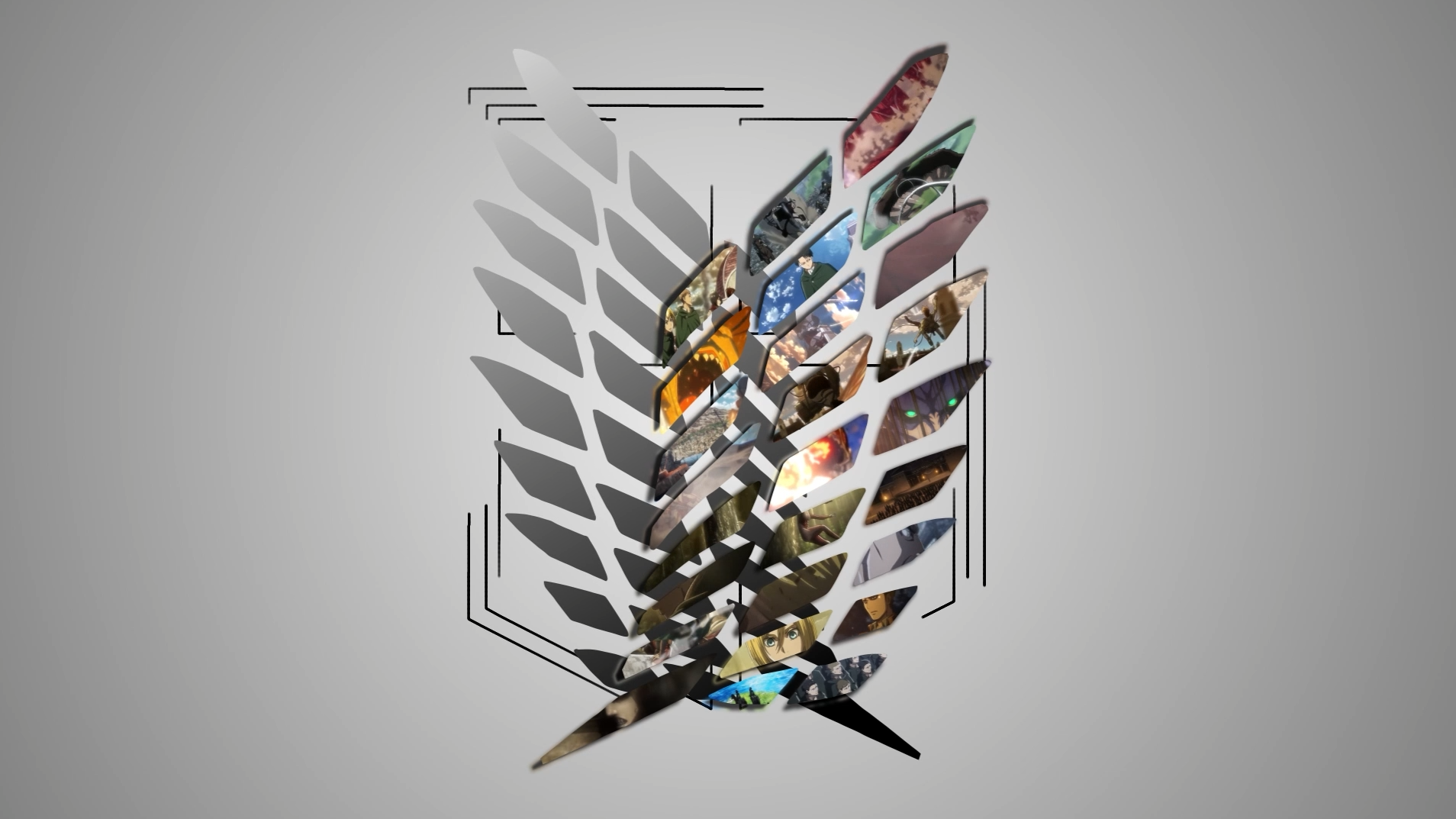 Attack on Titan! // Logo animation 3d animation graphic design logo motion graphics