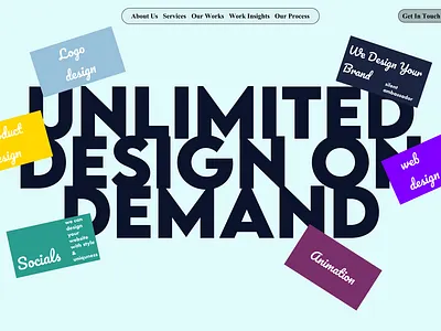 Unlimited Design on Demand branding figma ui uiux