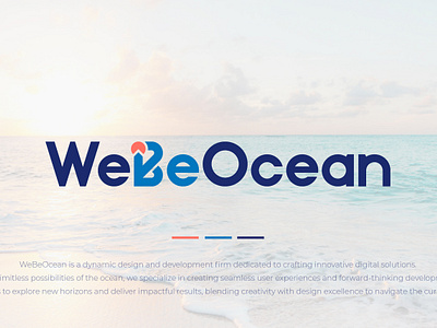 WeBeOcean | Logo Design | Brand Identity brand brand design brand identity brand logo branding creative logo design graphic design logo logo design modern logo professional logo unique logo