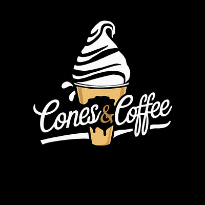 Ice cream branding design graphic design illustration logo typography vector