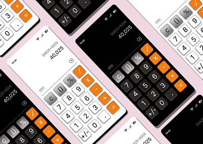 Daily ui-004-Calculator calculator design ui uidesign dailyui dailyui003