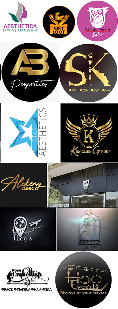 Logos designs for different Brands across globe animation branding creative logo graphic design logo