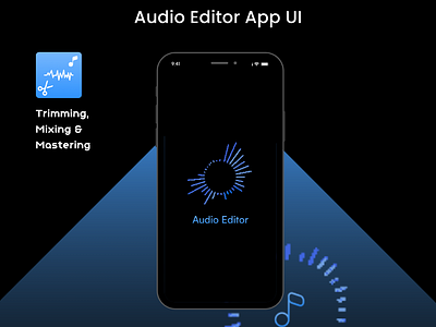 Audio Editor App UI audio audio editor audio editor app figma music prototyping ringtone ui ui ux