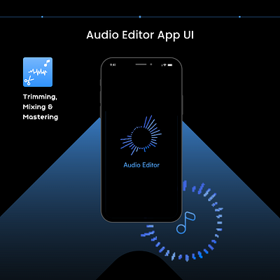 Audio Editor App UI audio audio editor audio editor app figma music prototyping ringtone ui ui ux