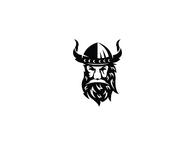 Wise Viking Logo brand branding design head helmet identity logo logo design logos nordic norse scandinavian viking viking head viking head logo viking helmet viking logo
