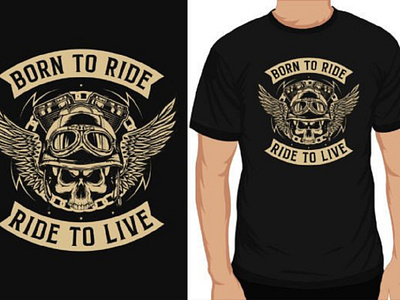 Motorcycle Rider Graphics Tshirt Design animation apparel graphic design motion graphics