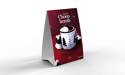 Tent Card Design design choco drink hotbeverage