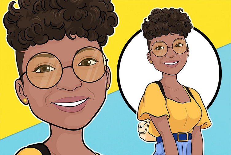 Example of Custom Cartoon Portrait Design 