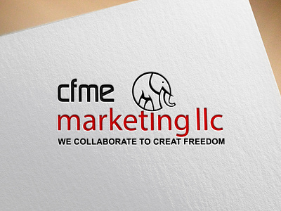 cfme marketing llc logo design illustration