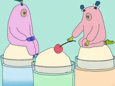 Float artwork characterart characterdesign digitalart digitalillustration illustration