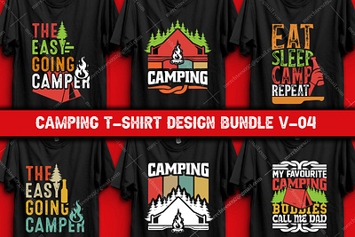 Camping T-Shirt Design- Camping T-shirt vintage camping