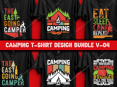 Camping T-Shirt Design- Camping T-shirt vintage camping