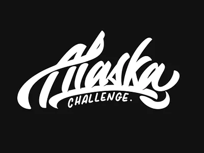 Alaska barbershop cursive football team retro script soccer club typography vintage