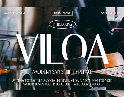 Viloa - Classy Sans Serif Font branding design font handwritten illustration italic logotype script typeface ui