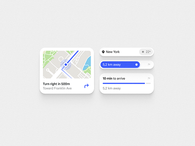 Location widgets design direction distance gps journey location location widget map product design time travel ui ux widget widgets