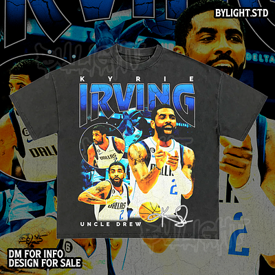 Kyrie Irving (FINAL NBA) Rap Tee Bootleg Design bootleg bootleg design bootleg tshirt branding design graphic design illustration rap tee ui