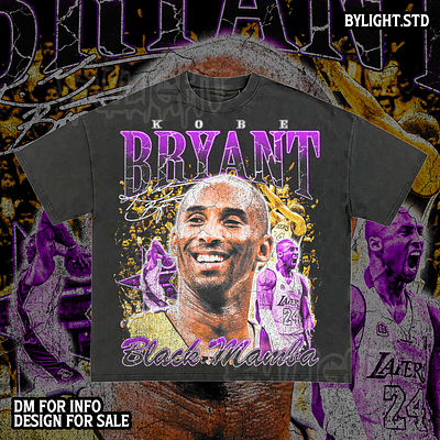 Kobe Bean Bryant (FINAL NBA) Rap Tee Bootleg Design bootleg bootleg design bootleg tshirt branding design graphic design illustration rap tee ui
