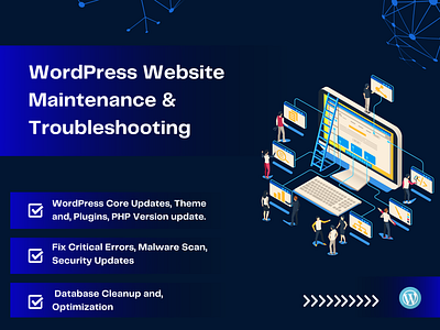 Website Maintenance & Troubleshooting clickfunnels divi elemento figma landing page landing page design responsive design theme customization unbounce wbe design web development website design website development wordpress wordpress custom design wordpress design wordpress development wordpress redesign wordpress theme wordpress website