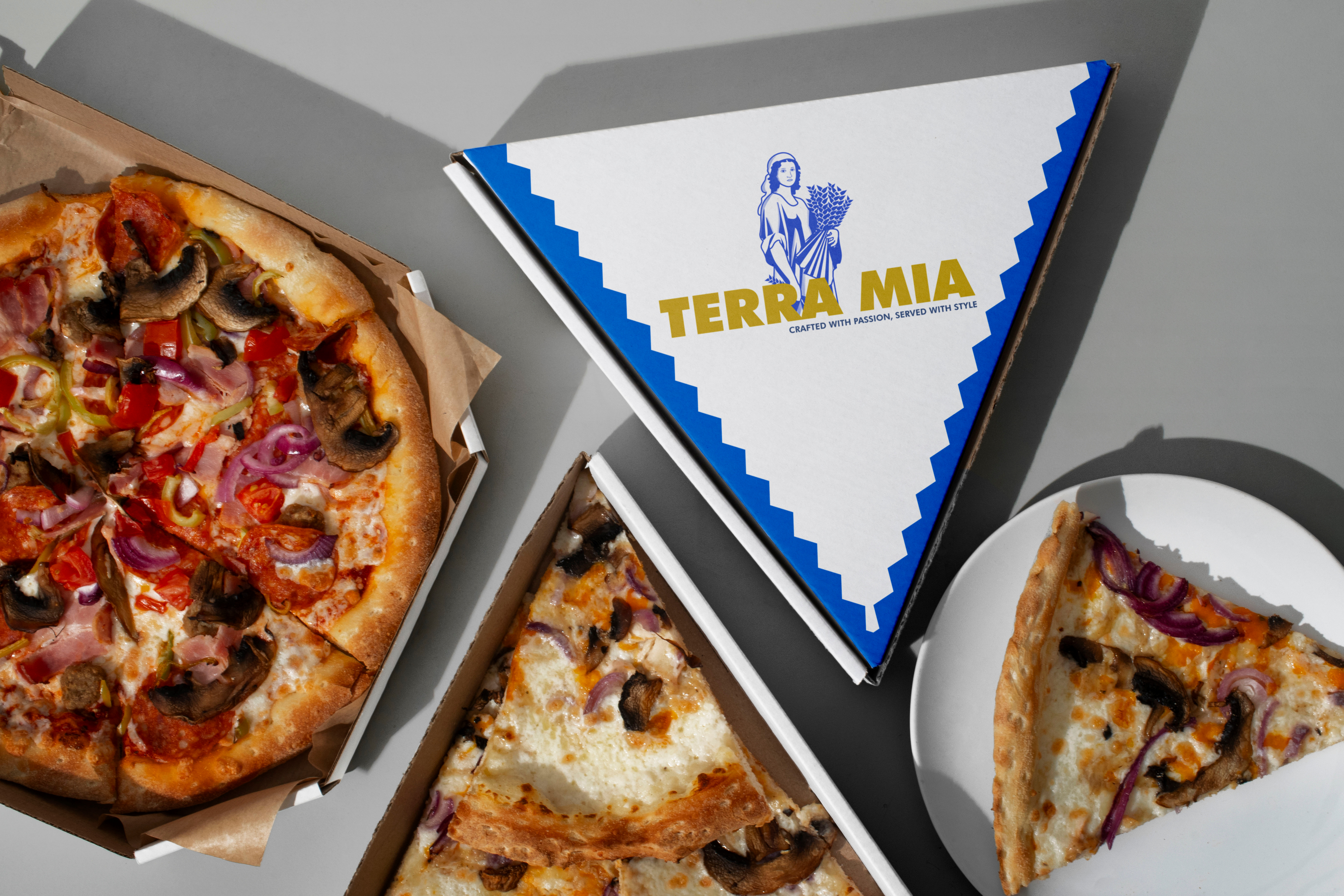 Logo Design & Branding Terra Mia - Italian Restaurant adobe illustrator adobe photoshop branding design concept art design graphic design illustration italian restaurant logo design pizza logo restaurant branding restaurant logo visual design