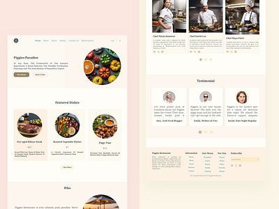 Piggies Restaurant Website design drinks food product design l restaurant restaurant web restaurant website restaurent ui ui design ui ux uidesign uiux designer user experience user interface ux ux designer web web design websit design