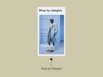 Ecommerce UI Card for Shopping by Category category design ecommerce figma mobile app product shopping ui ui card ui design ui kit uiux ux ux design