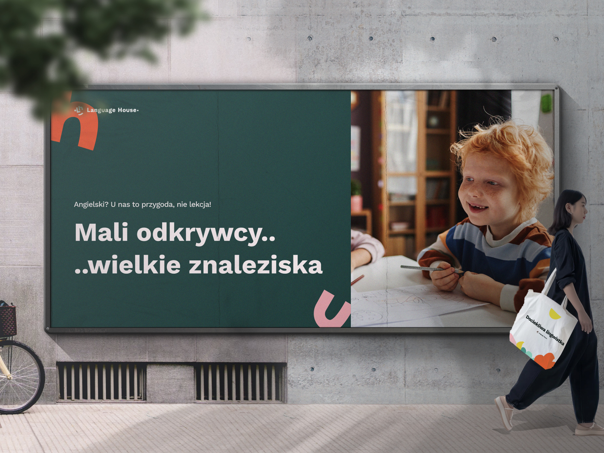 Language House - Rebranding animation branding colorful illustration learn logo school study ui web design