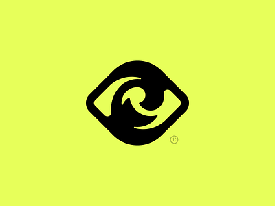 Envision e logo eye eye logo eye symbol iris letter e modern unique yellow