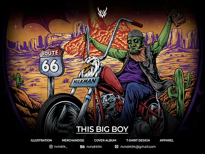 THE BIG BOY art artwork branding cloth clothing design graphic design illustration merch