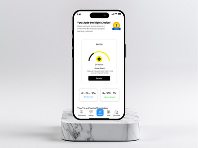 ChainBreak - Quit Smoking App app appdesign design mobileapp quitsmoking ui