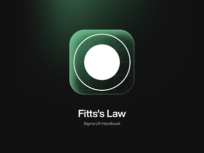 Fitts's Law in UX design fittss law sigma ui ui design ux ux design