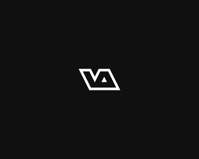 V+A a icon a logo icon letters logo monogram negative space v icon v logo va