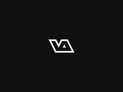 V+A a icon a logo icon letters logo monogram negative space v icon v logo va