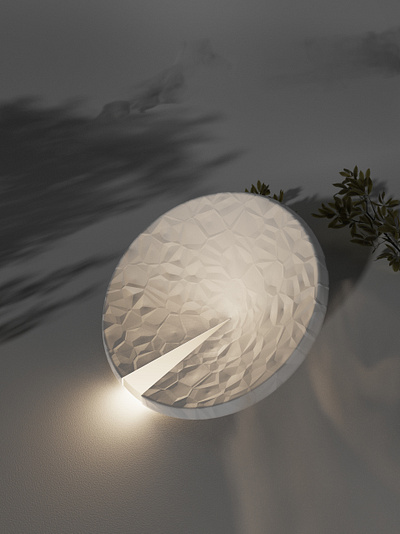 Moon 3d render industrial design keyshot lighting product design