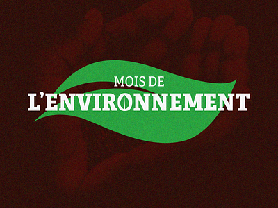 Mois de l'Environnement branding graphic design logo évenement