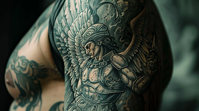 St. Michael Tattoo Design imagella inking michael tattoo st michael st michael tattoo tattoo tattoo download tattoo subscription