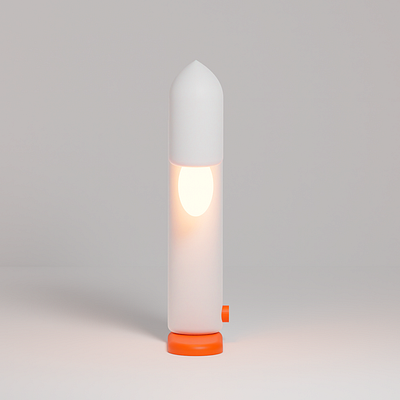 Minimalist Lamp Design 3d animation product ui