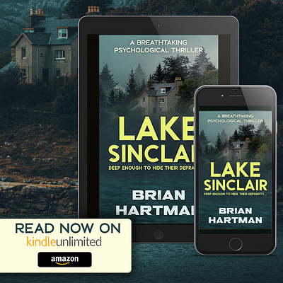 Lake Sinclair by Brian Hartman Book Cover book cover design design