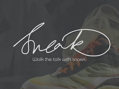 Sneakers logo branding design graphic design logo