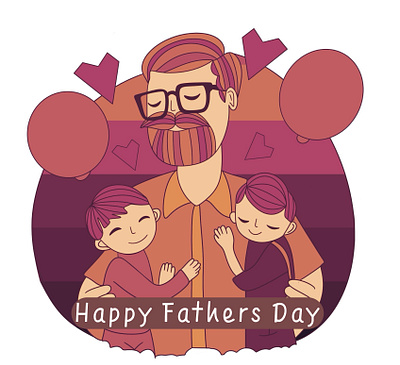 Fathers Day (illustration) 3d animation artwork brand guidelines branding design fashion fathersday graphic design illustration logo photography ui vector