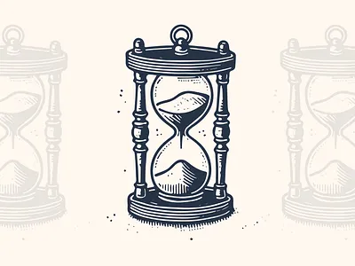 Time branding graphic design hourglass illustration logo logo concept time vector