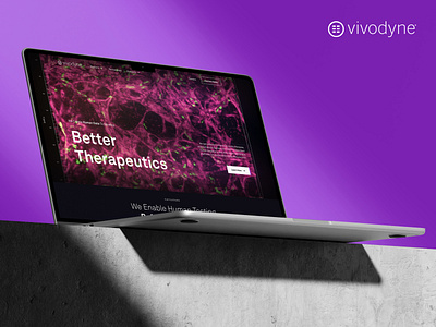 Vivodyne: a Trailblazing BioTech Company Web Redesign branding