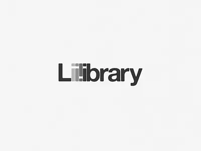 Library (Revisited) | Typographical Poster book graphics illustration letters poster sans serif simple text typography word