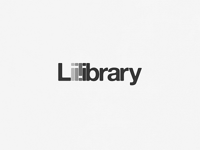 Library (Revisited) | Typographical Poster book graphics illustration letters poster sans serif simple text typography word