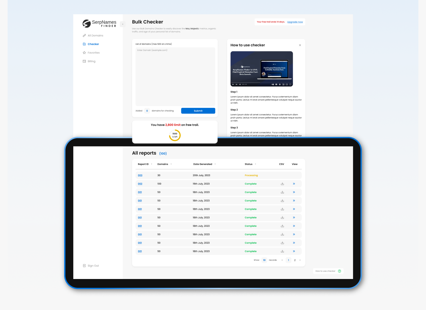 Example of Custom Software & Web App Design